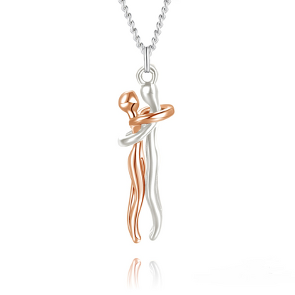 Affectionate Hug Necklace for Couples