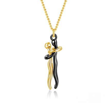 Affectionate Hug Necklace for Couples