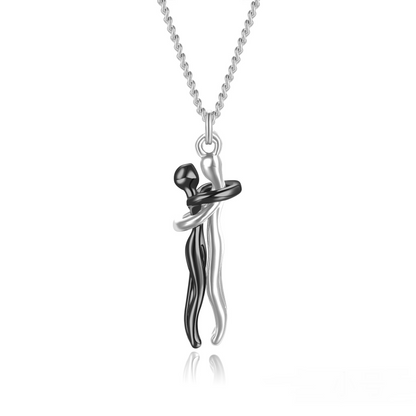 Affectionate Hug Necklace for Couples
